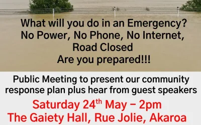 Akaroa and the Bays Community Resiliene Plan – Community Meeting