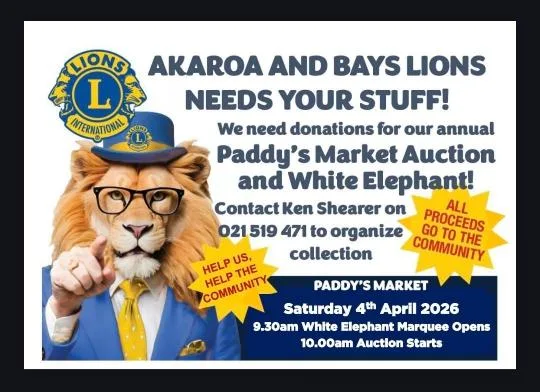 Paddy’s Market Auction Akaroa