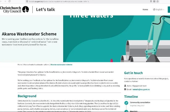Akaroa Wastewater Scheme