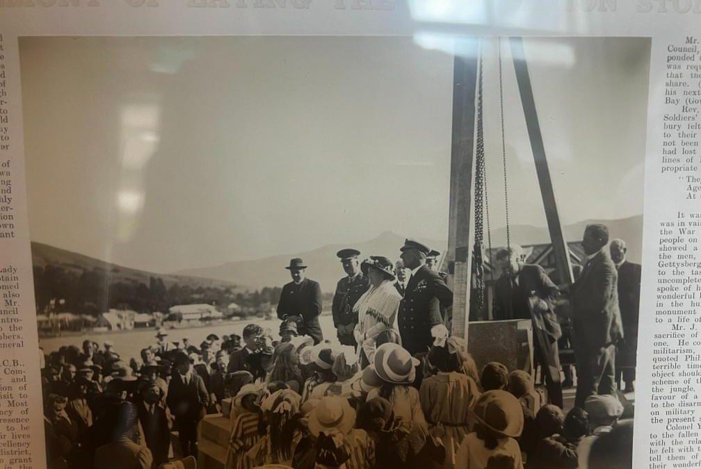 Akaroa war memorial Banks Peninsula