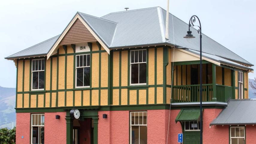 Postal services in Akaroa return to historic building